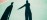 A practitioner's shadow reduced to essential form amid architectural light and shadow